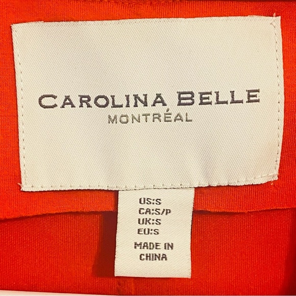 Carolina Belle Women's Bold Red Blazer Size S - Picture 5 of 7